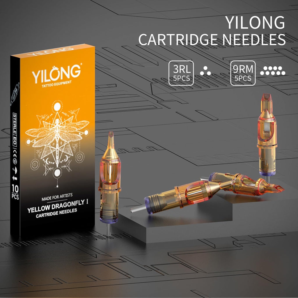 YILONG Tattoo Gun Kit – 1500mAh Battery, Beginner Tattoo Pen, Cartridges & Transfer Gel