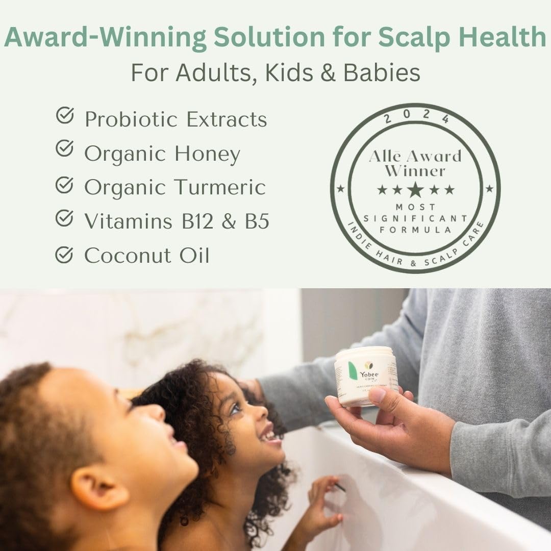 Yobee Calm & Comfort Scalp Mask – Gentle, Clinically Tested Hair Care for Kids & Teens (4 oz)