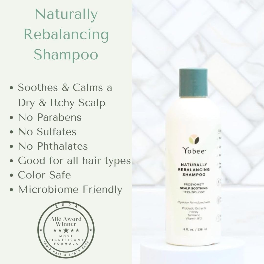 Yobee Probiotic Shampoo & Conditioner for Psoriasis & Dandruff – Doctor Formulated