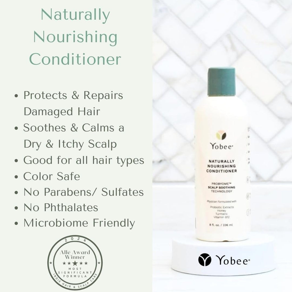 Yobee Probiotic Shampoo & Conditioner for Psoriasis & Dandruff – Doctor Formulated