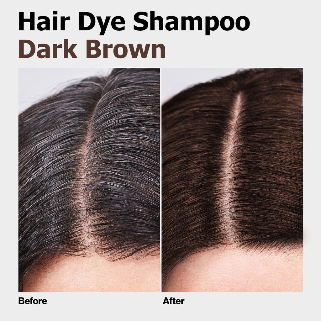 Yocisku Hair Dye Shampoo - Gray Coverage (Dark Brown)