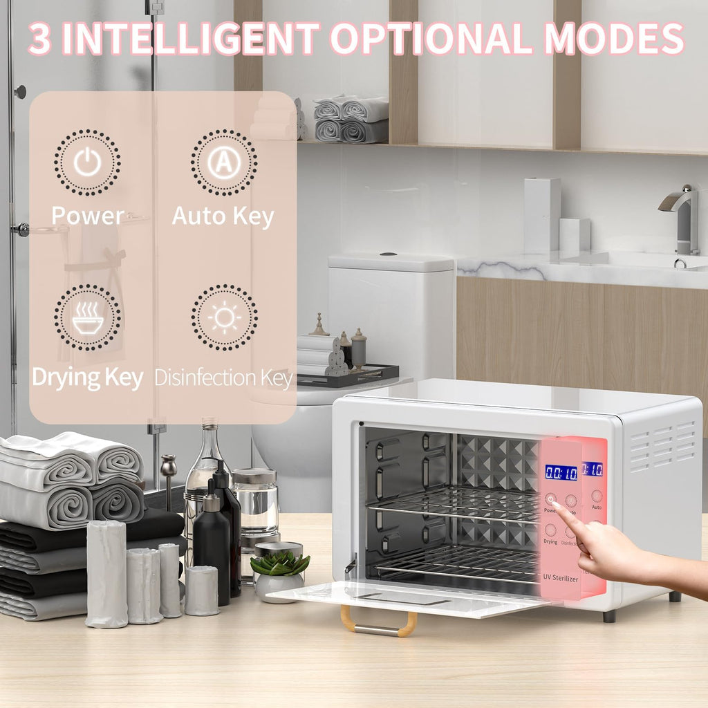 Yofuly 10L Sterilizer Cabinet – Large Capacity Nail Tool Cleaner for Salons & Home