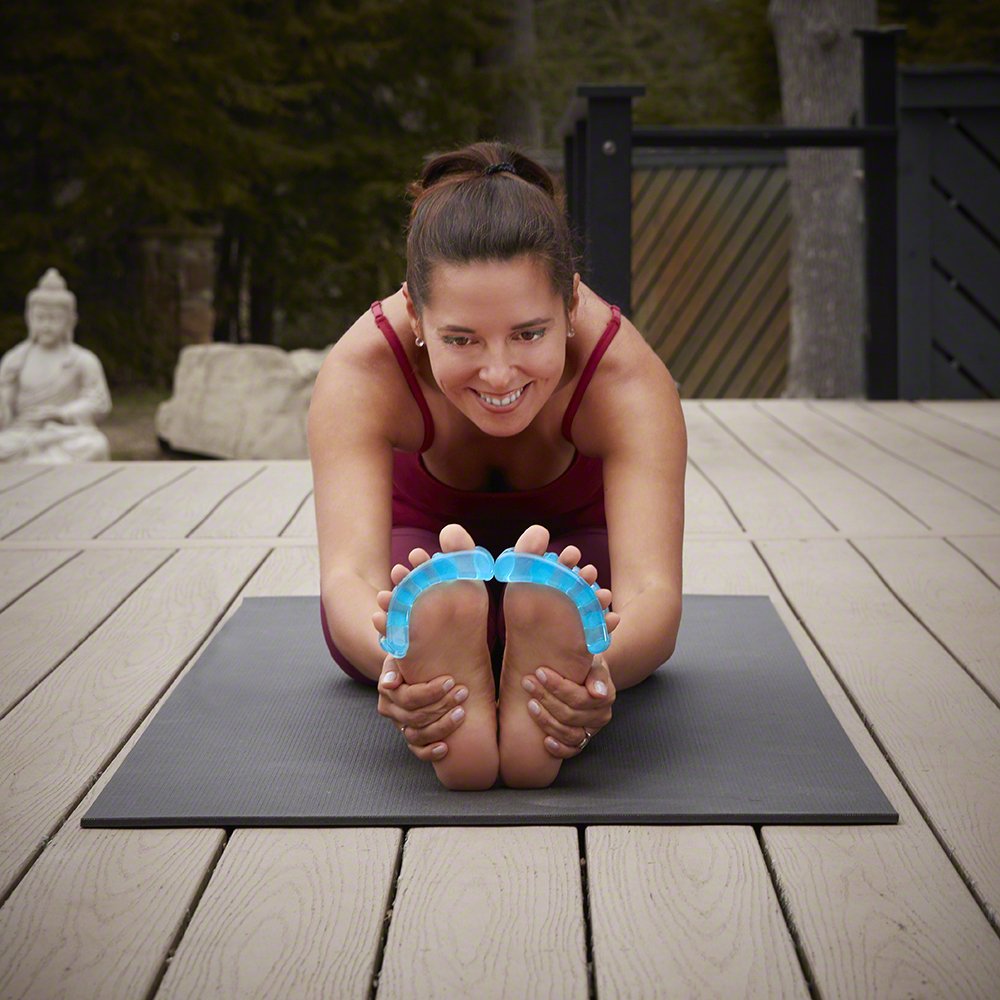 YogaToes Classic for Women - Small (7+) Sapphire Blue | Toe Stretcher & Separator