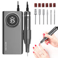 YOKE FELLOW Nail Drill Machine 35000RPM – Pro Electric Nail File for Acrylic, Gel, and Pedicure