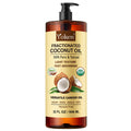 Yoken Organic Fractionated Coconut Oil – 32 oz USDA Organic Carrier Oil for Hair & Skin