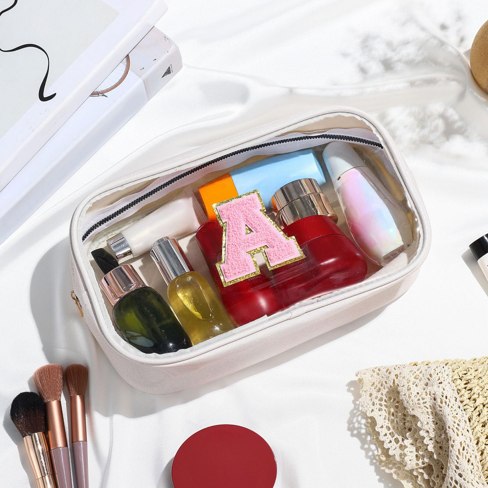 YOOLIFE Clear Travel Makeup Bag for Kids – Gift-Ready Cosmetic Bag for Girls