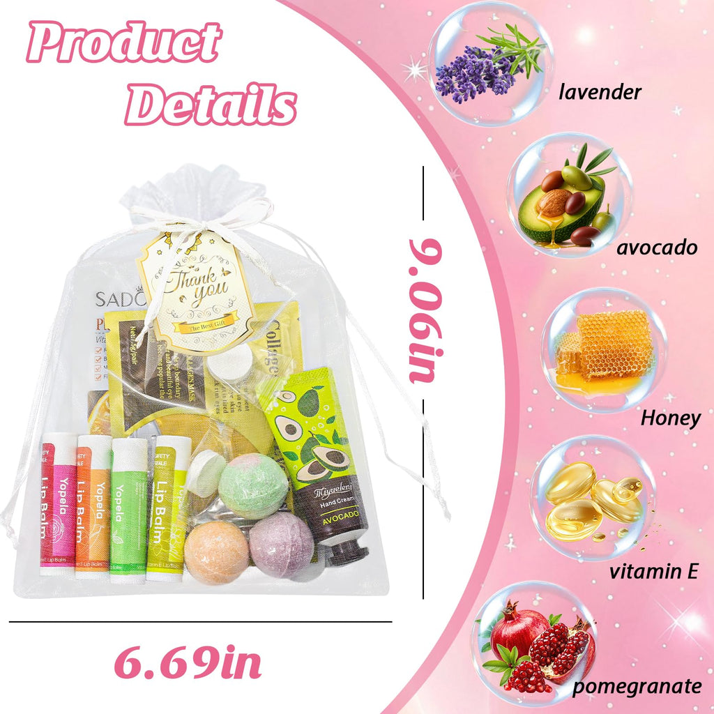 Yopela 128-Piece Spa Party Kit for Girls – Gift-Ready At-Home Pampering