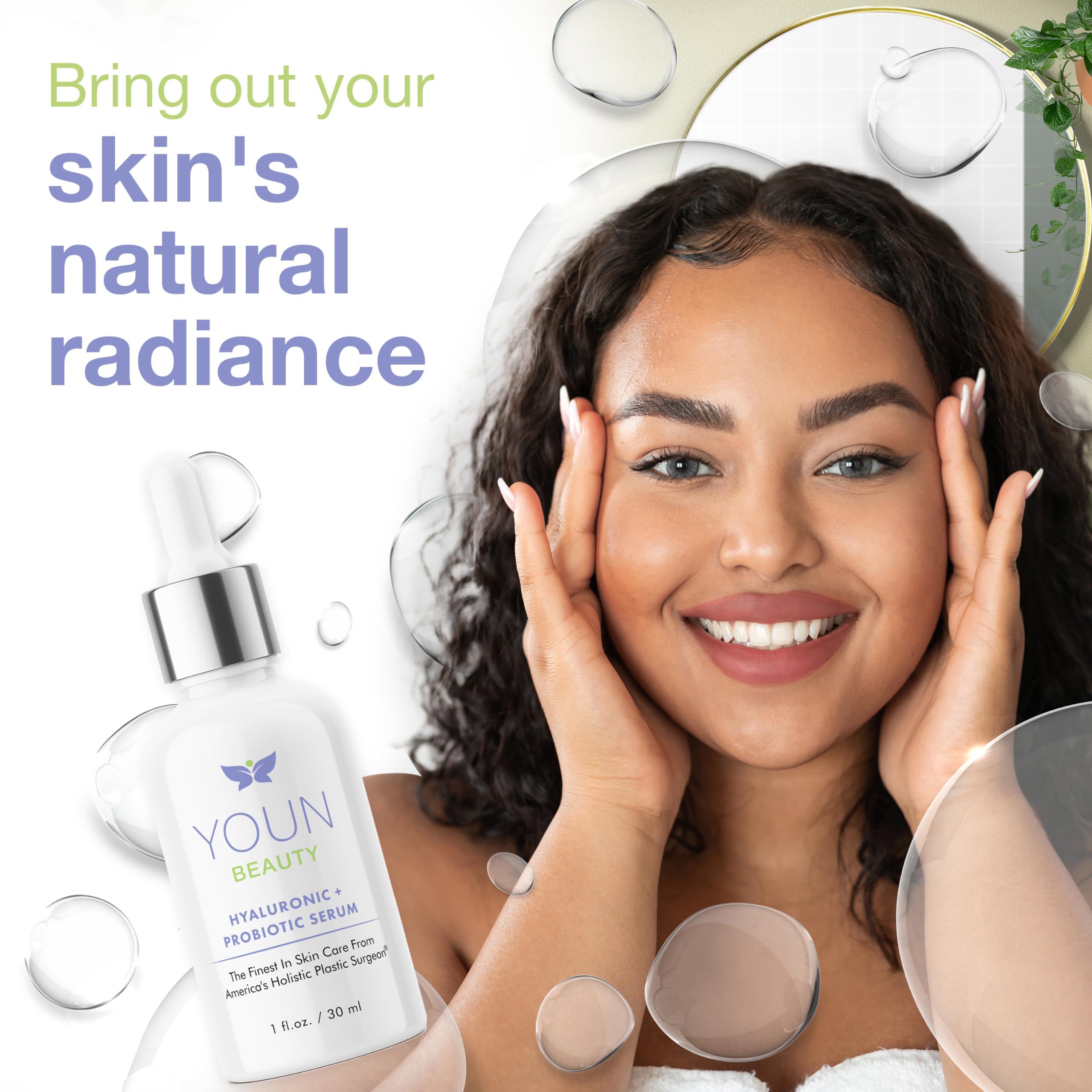 YOUN Beauty Hyaluronic + Probiotic Serum by Dr. Anthony Youn – 30 ml