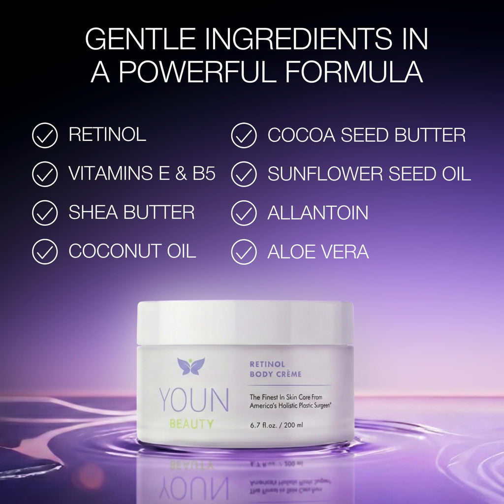 YOUN Beauty Retinol Body Creme by Dr. Anthony Youn | Firming & Hydrating Retinol Lotion for Body