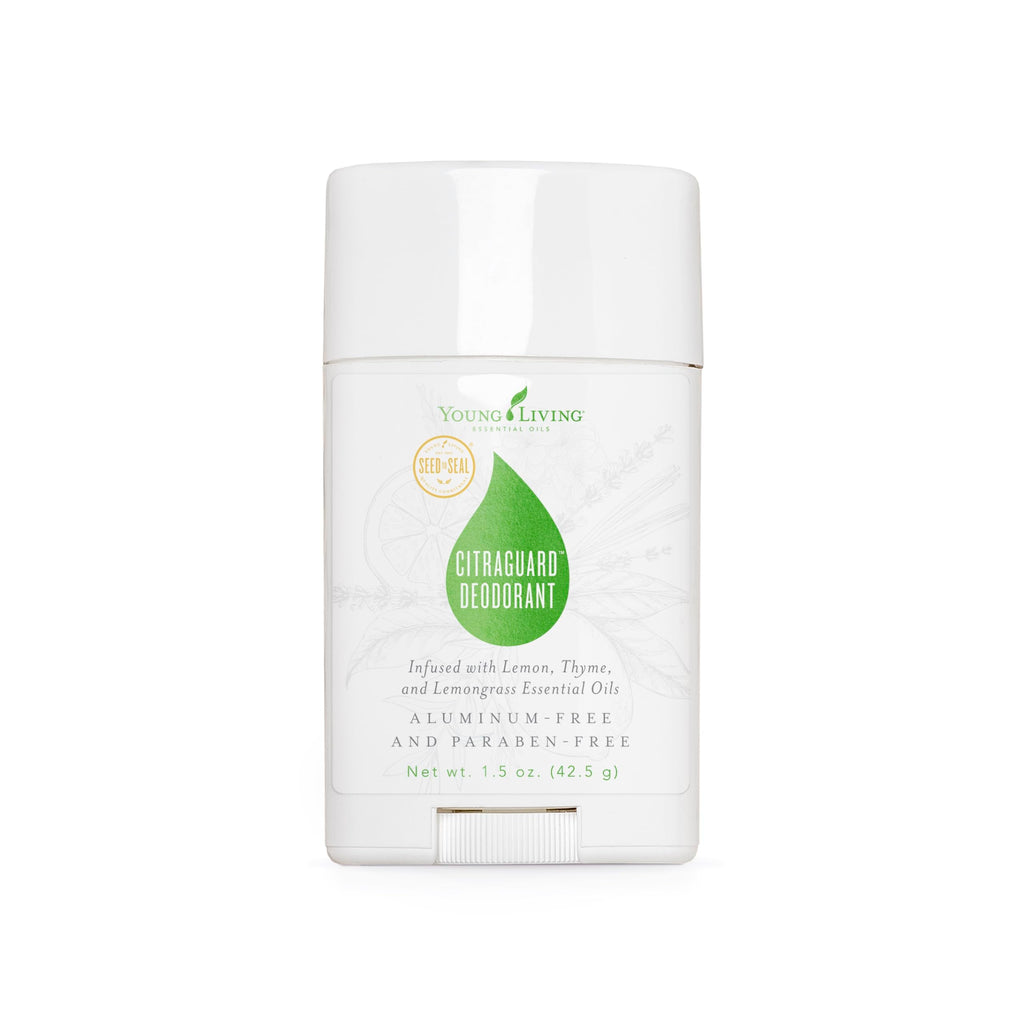 Young Living CitraGuard Deodorant 1.5 oz | Natural Odor Protection, Moisture-Absorbing & Vegan