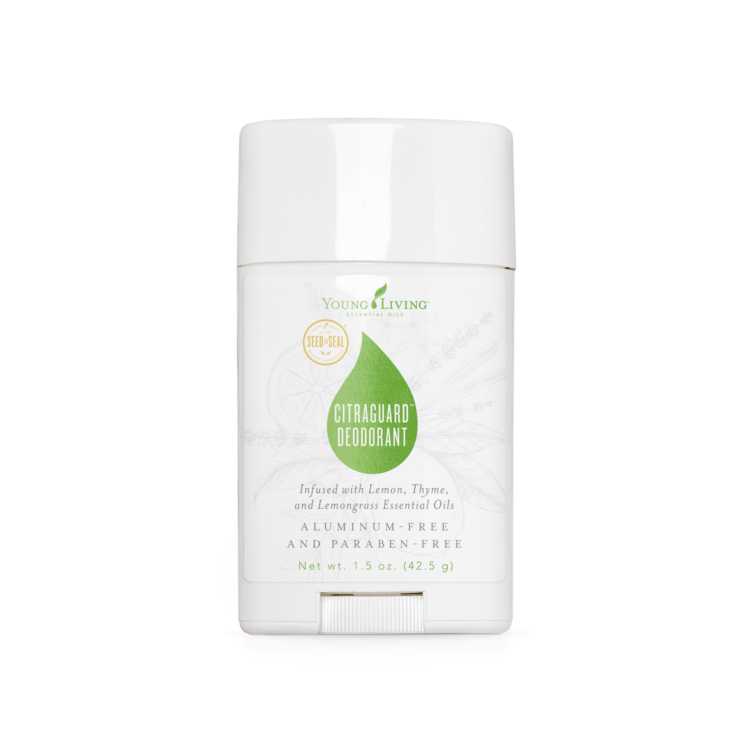 Young Living CitraGuard Deodorant 1.5 oz | Natural Odor Protection, Moisture-Absorbing & Vegan