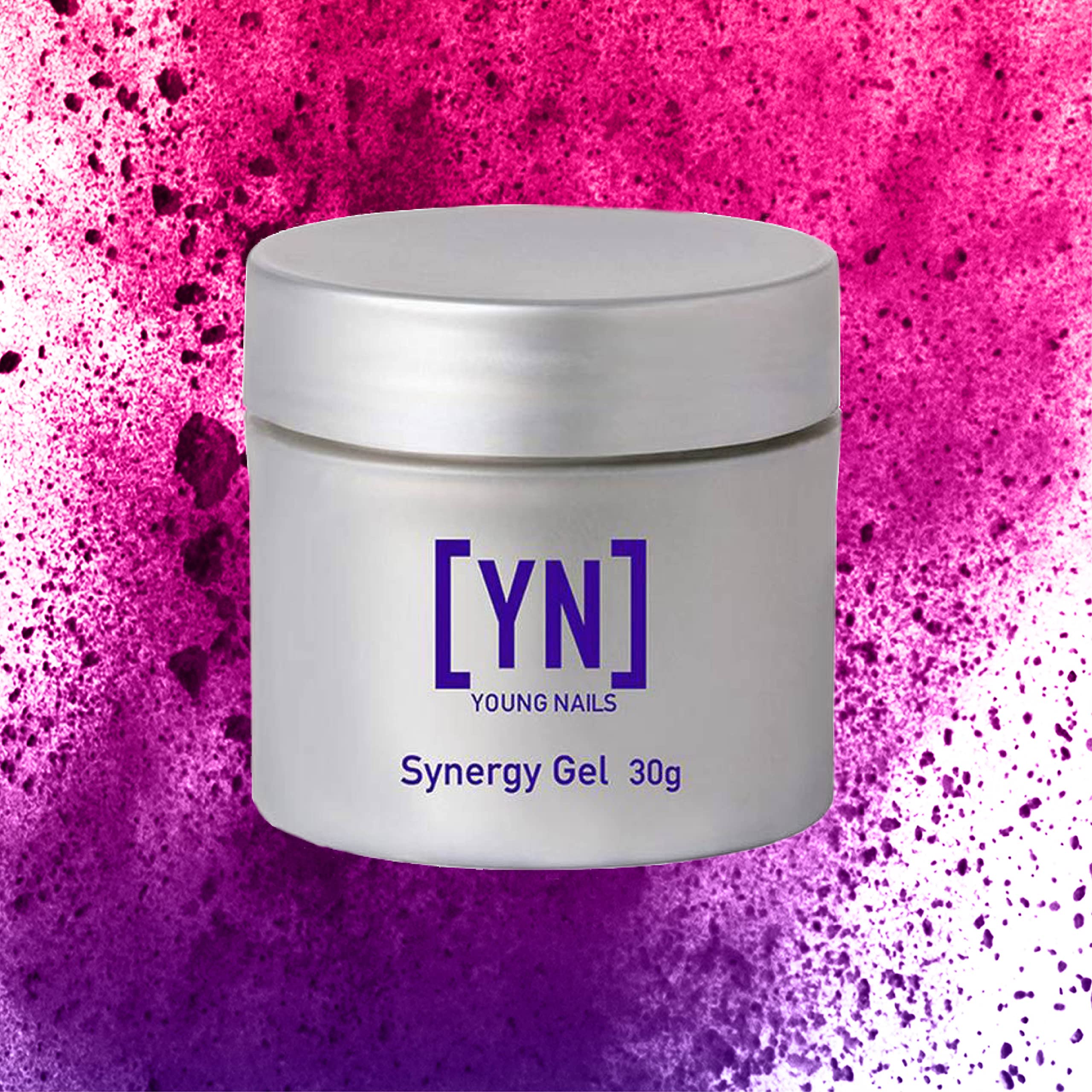 Young Nails Synergy Gel System – Hard Builder Gel, Superior Adhesion (Clear, 30g)