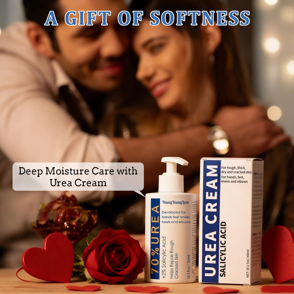 YOUNGYOUNGLOVE 70% Urea Cream with 2% Salicylic Acid – 10.1 oz