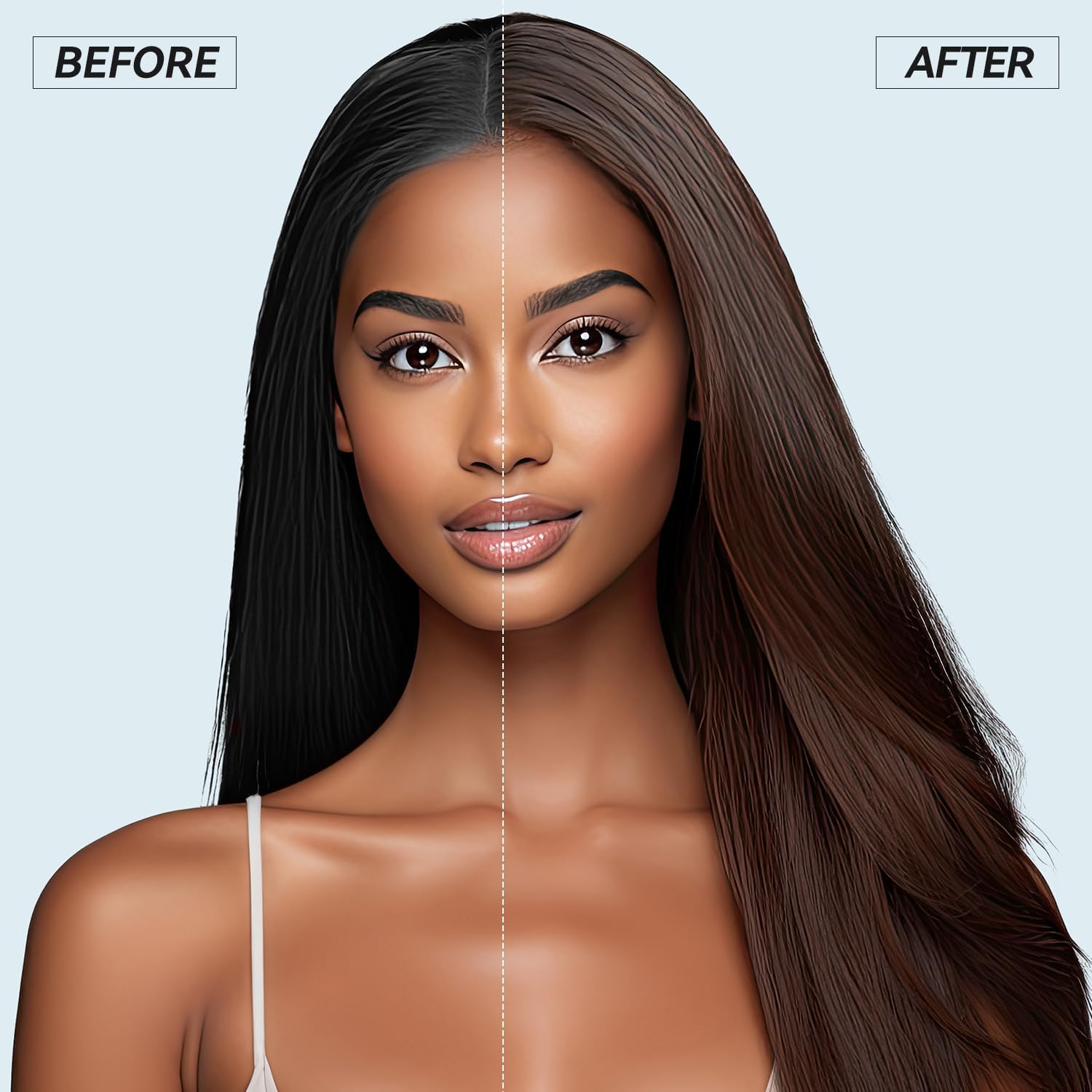 YOURTONE Dark Brown Hair Dye Shampoo 3-in-1 | Ammonia-Free Gray Coverage 16.9 fl oz