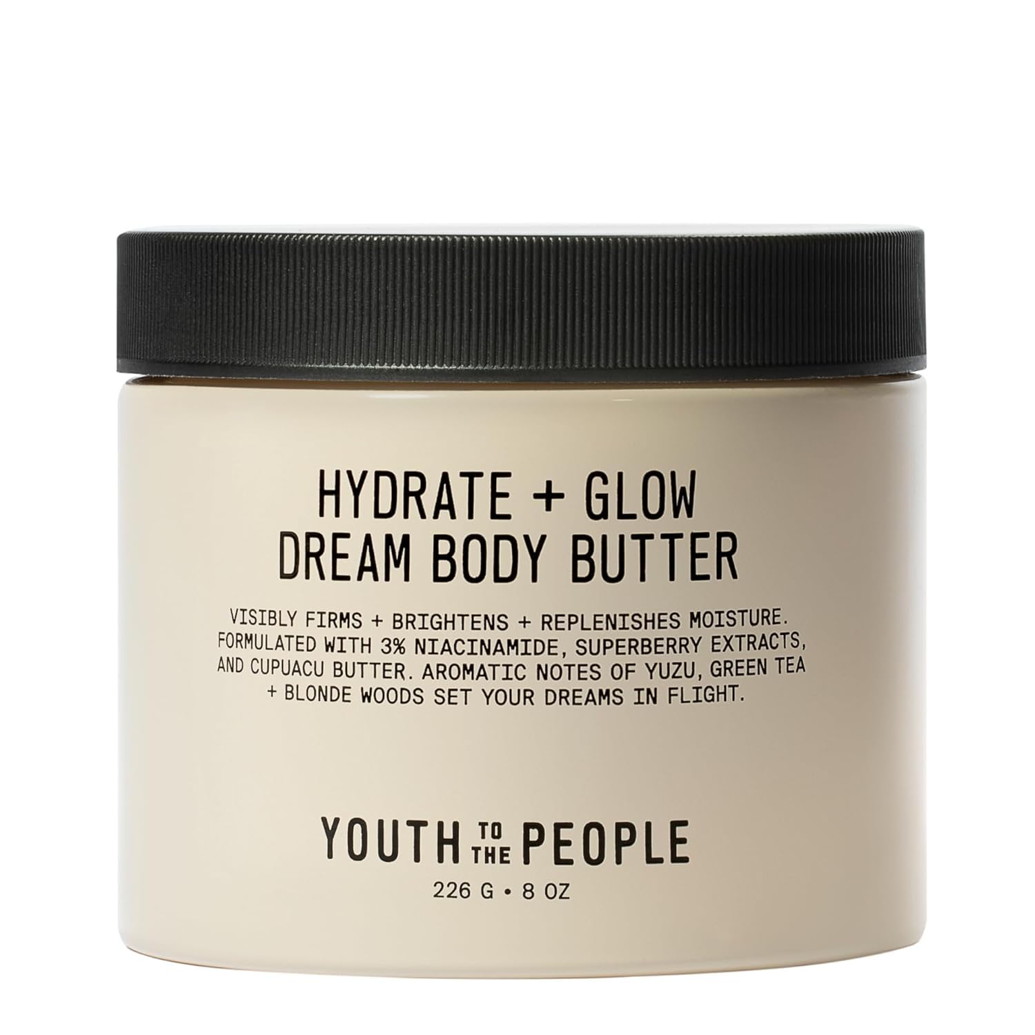 Youth To The People Superberry Hydrate + Glow Dream Body Butter — Niacinamide, Jojoba & Cupuaçu