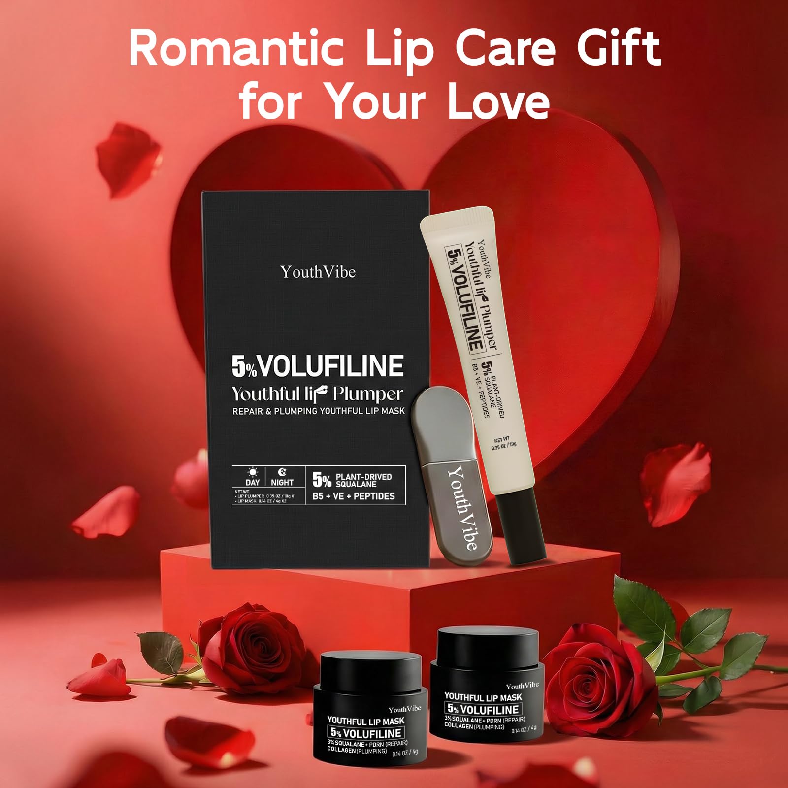 YouthVibe 5% Volufiline Lip Plumper – Gentle Daily Plumping with Squalane & Shea Butter