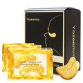 Yozeemmy 24K Gold Under Eye Patches – 20 Pairs, Collagen & Hyaluronic Acid