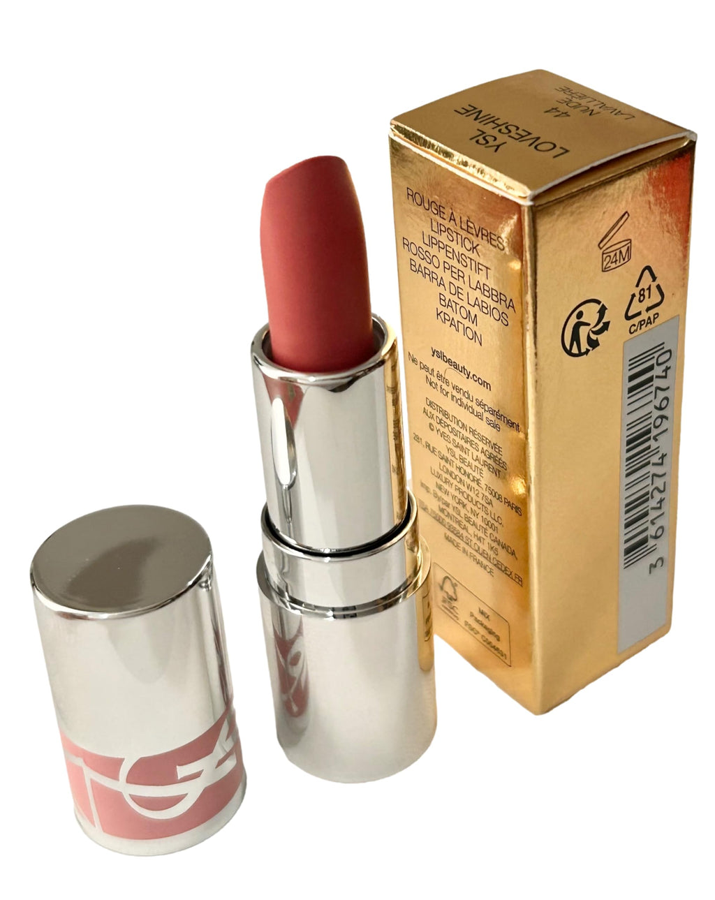 YSL Loveshine Lipstick Nude Lavalliere #44 – Mini Travel Size 0.04 oz | Yves Saint Laurent