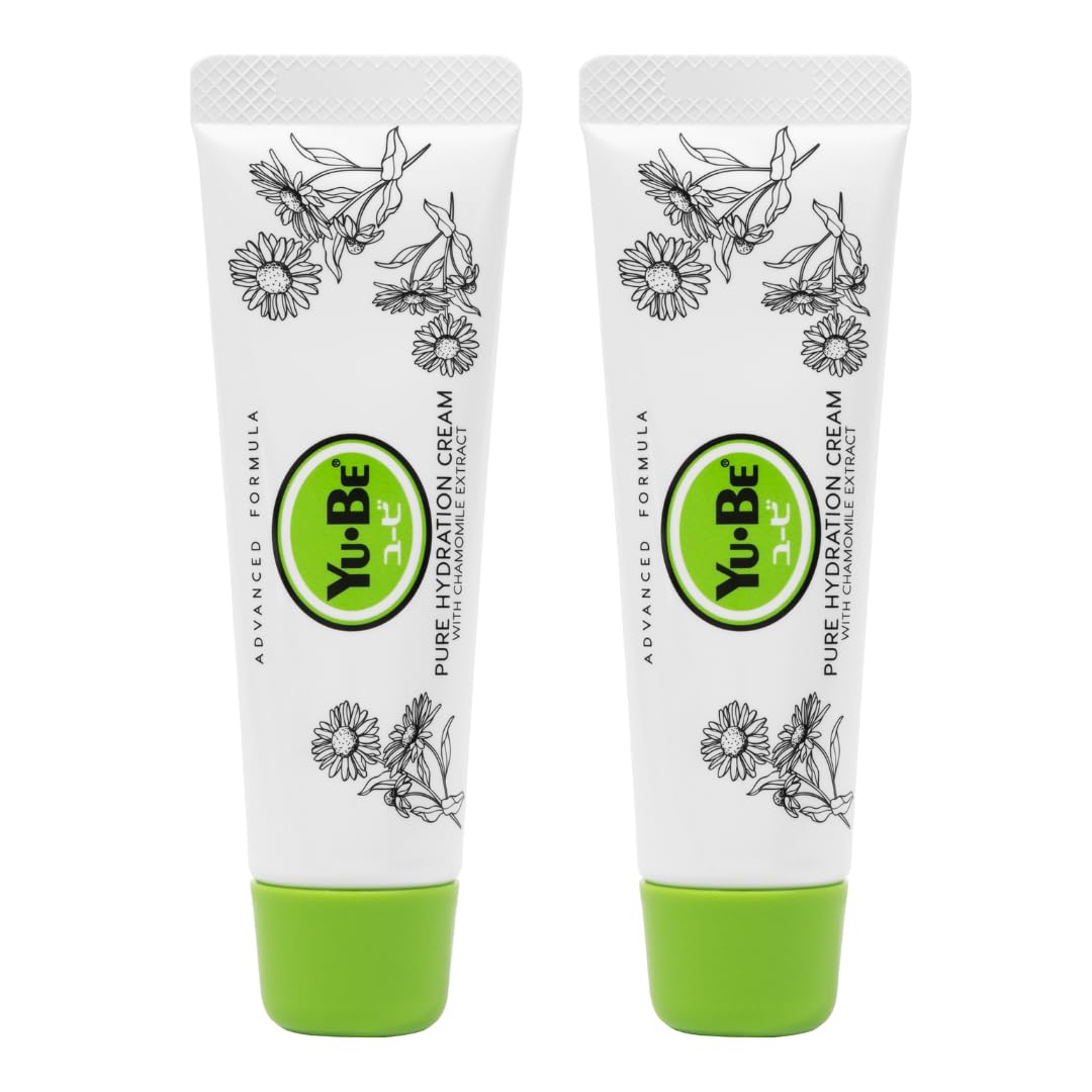Yu-Be Advanced Formula Pure Hydration Cream Duo – Fragrance-Free, Non-Greasy Moisturizer for All Skin Types