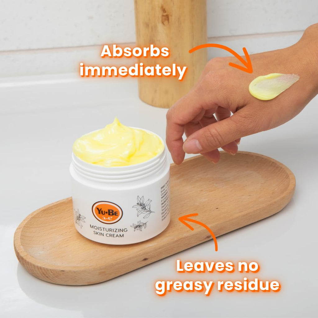 Yu-Be Moisturizing Skin Cream Trio – 4.4 Fl Oz, Deep Hydration & Non-Greasy