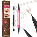 YuLinLon Double-Headed Brow Pen – Ultra-Precise 0.01mm Tip, 5 Natural Shades, Waterproof