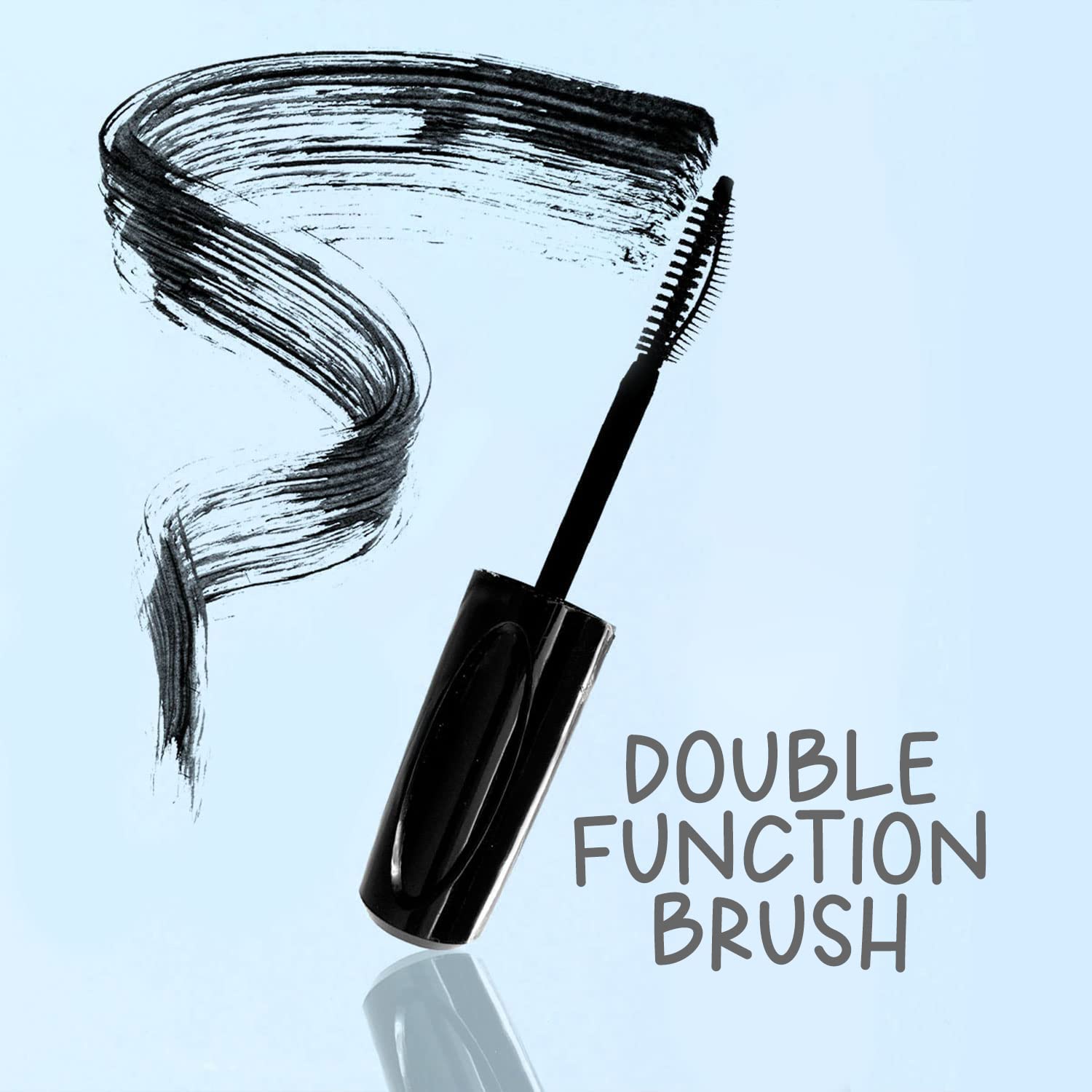 YuYa Cruelty-Free Mascara with Double Texture Applicator 10g – Intense Length & Lasting Volume