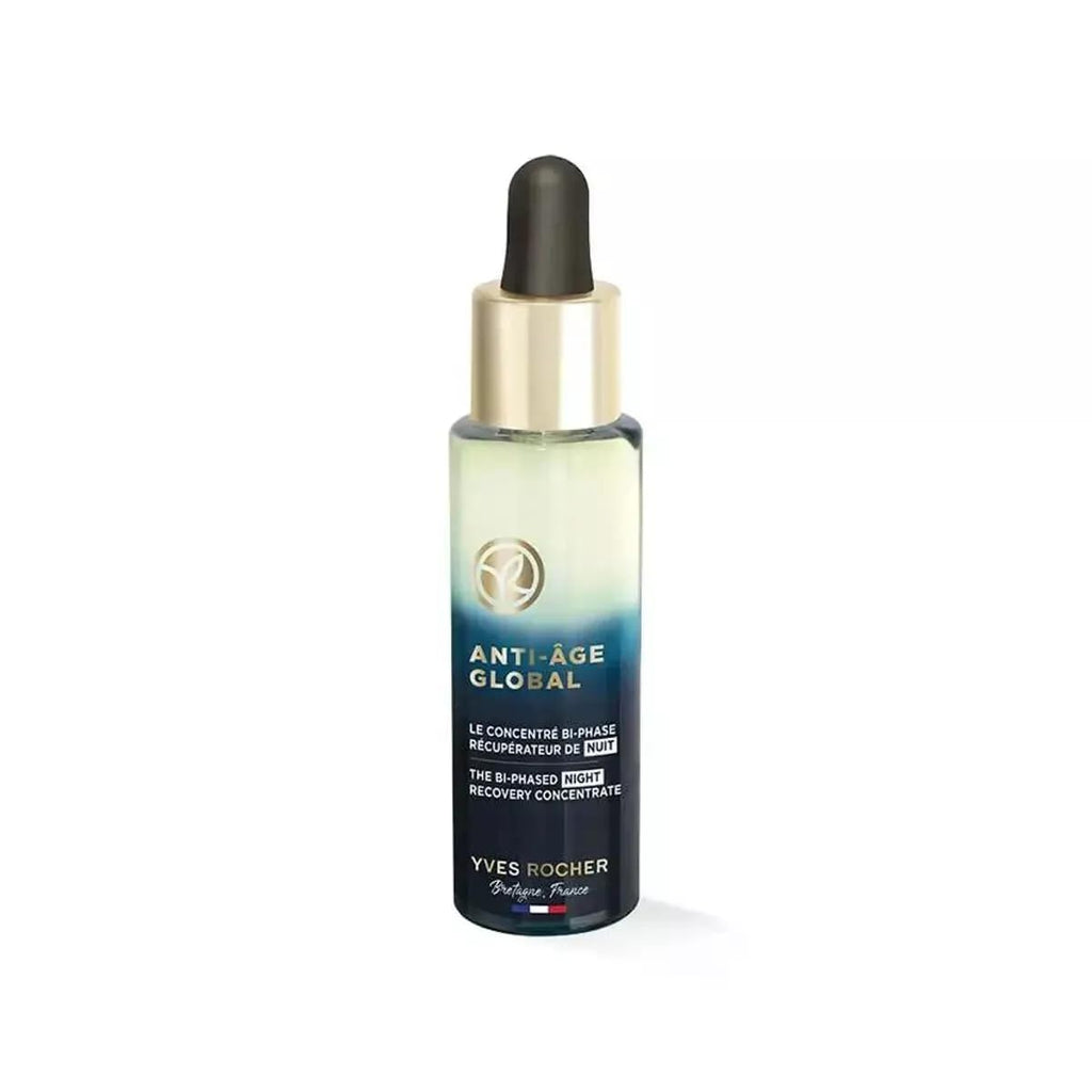 Yves Rocher Anti-Age Global Biphasic Night Restorative Serum – Mature Skin, 30 ml