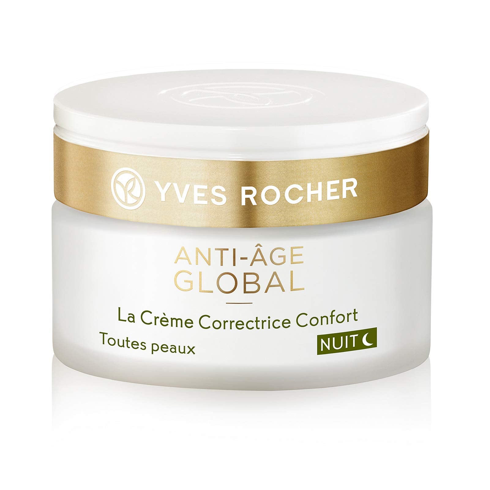 Yves Rocher Anti-Aging Comfort Night Cream – Smooth Skin & Radiance | 1.7 fl oz