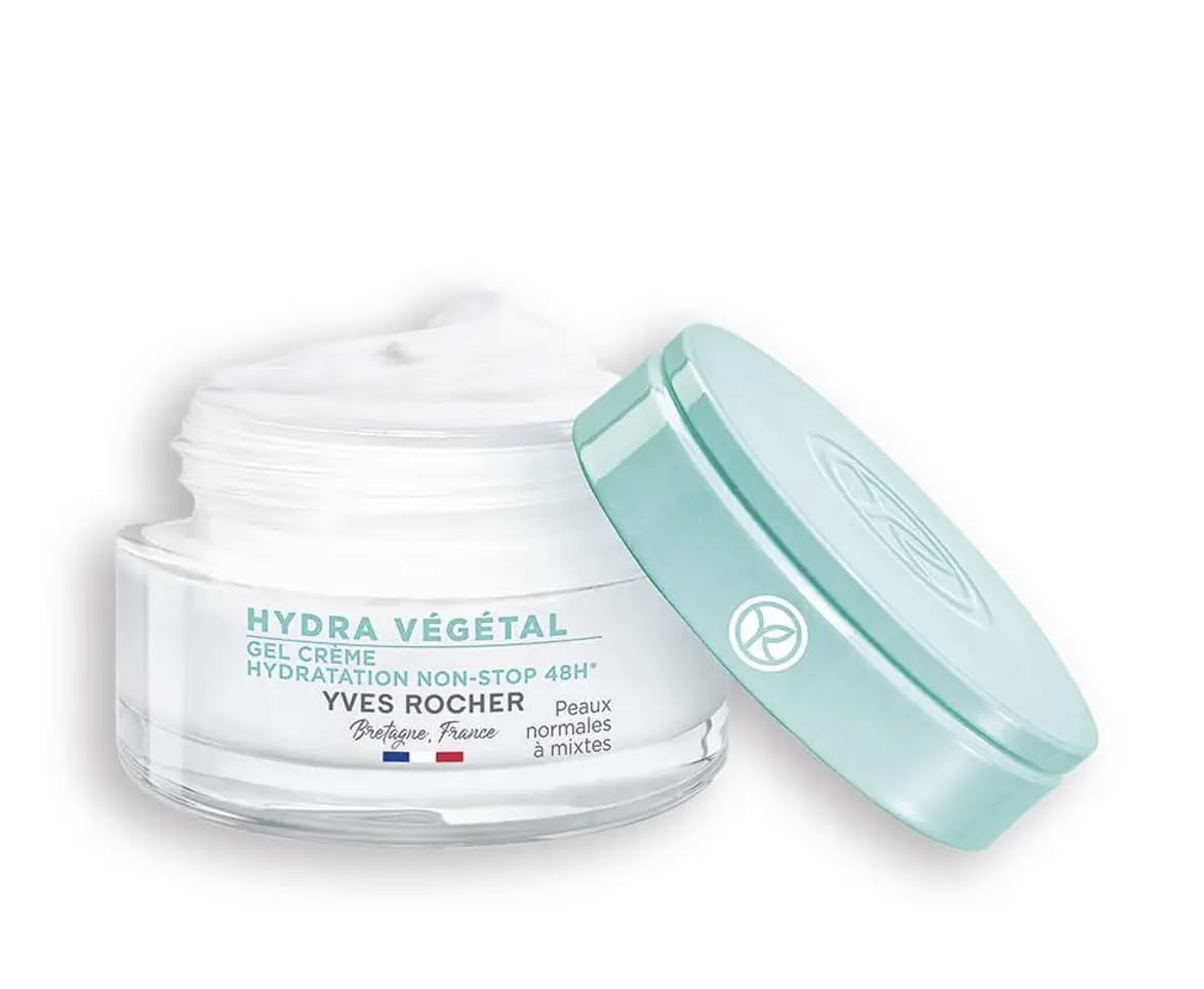Yves Rocher Hydra Vegetal 48h Non-Stop Gel Cream 50 ml – Lightweight Hydration