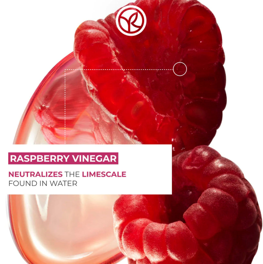 Yves Rocher Raspberry Shine Hair Vinegar – Final Rinse for Natural Shine 400 ml