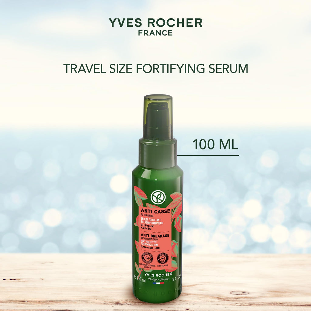 Yves Rocher Anti Breakage Serum with Organic Jojoba — Heat Protecting Fortifier, 100 ml