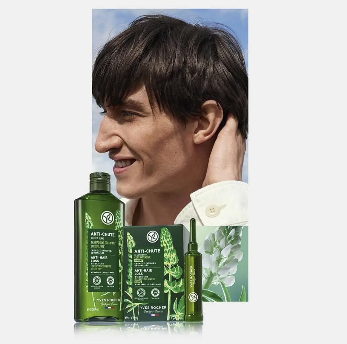 Yves Rocher Botanical Intensive Hair Roots Treatment Set – 2x200ml + 4x15ml