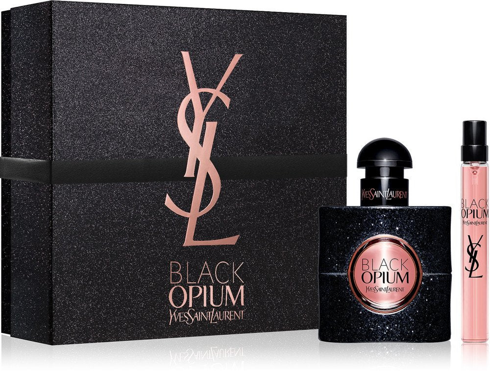 Yves Saint Laurent Black Opium 2-Piece Set: 1.0 oz Spray + 0.33 oz Rollerball