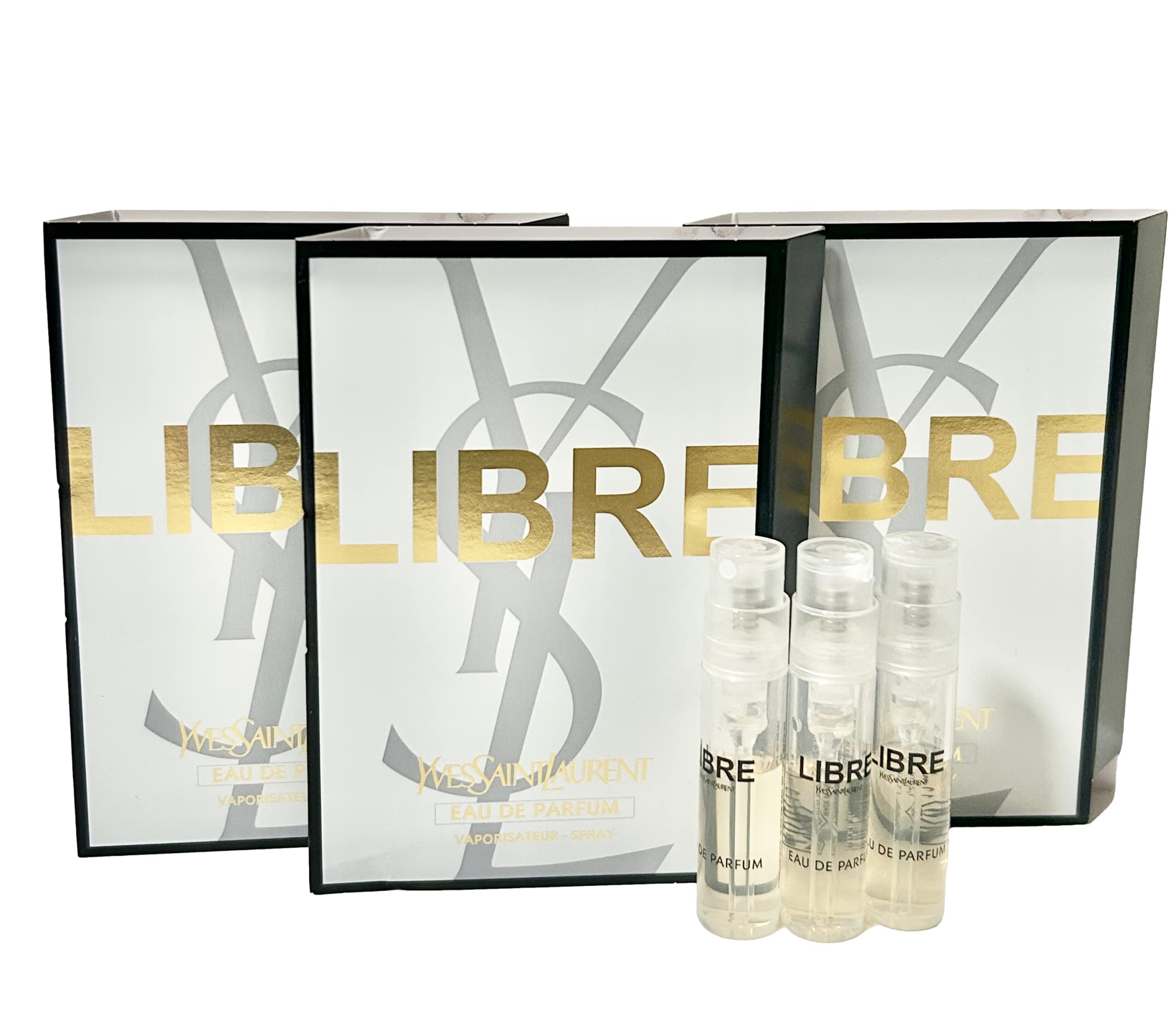 Yves Saint Laurent Libre Sample Set — 3 x 1.2 ml Travel-Size Sprays (Women)