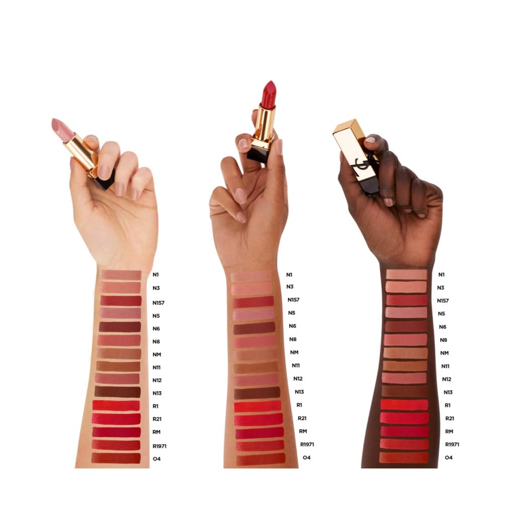 Yves Saint Laurent Rouge Pur Couture Satin Lipstick N11 Brun Caftan – Long-Lasting Satin Lip Color