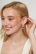 Louche Zane Pearl Pendant Earring