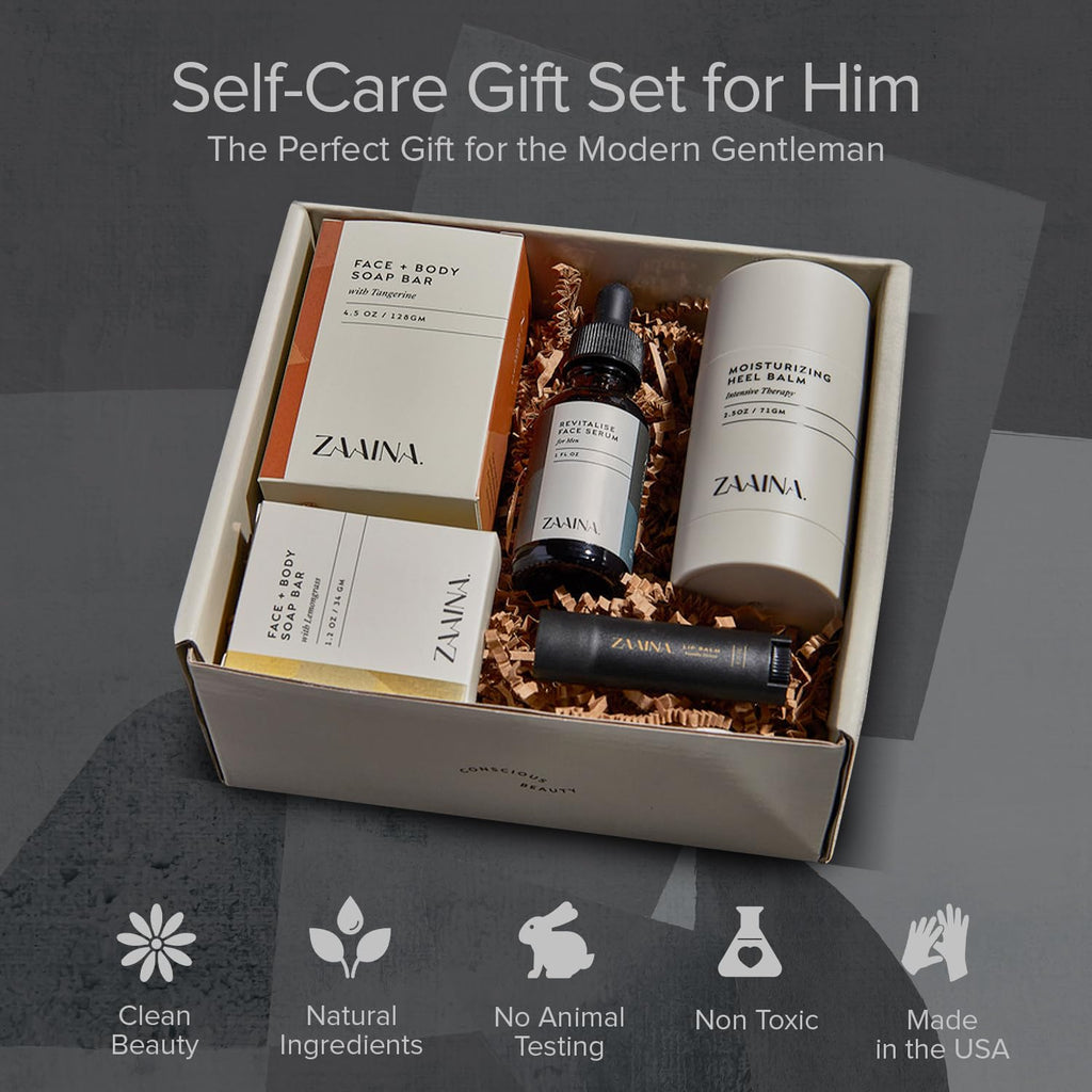 ZAAINA Men's Birthday Care Package with Card | Luxury Gift Set