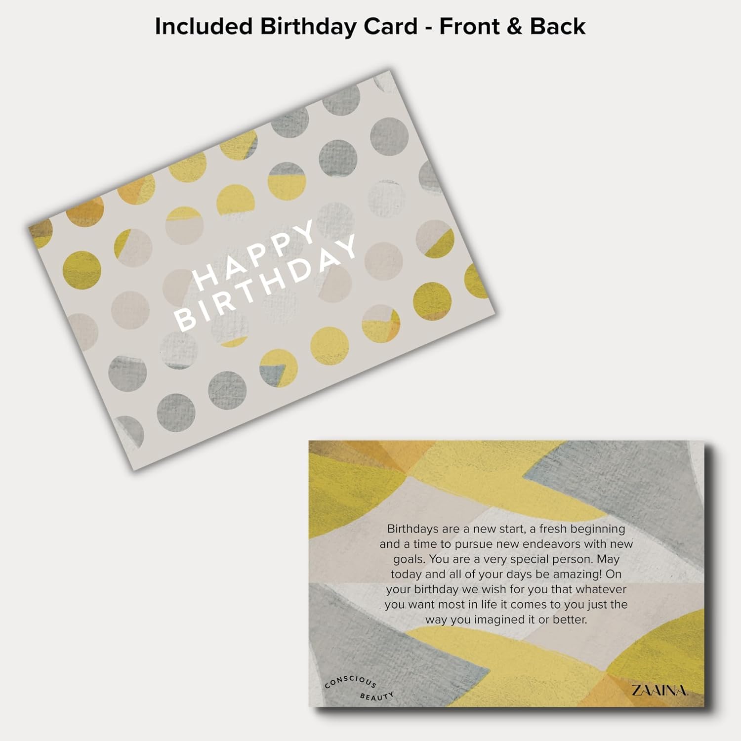 ZAAINA Birthday Gift Set for Women - Deluxe Spa Gift Box
