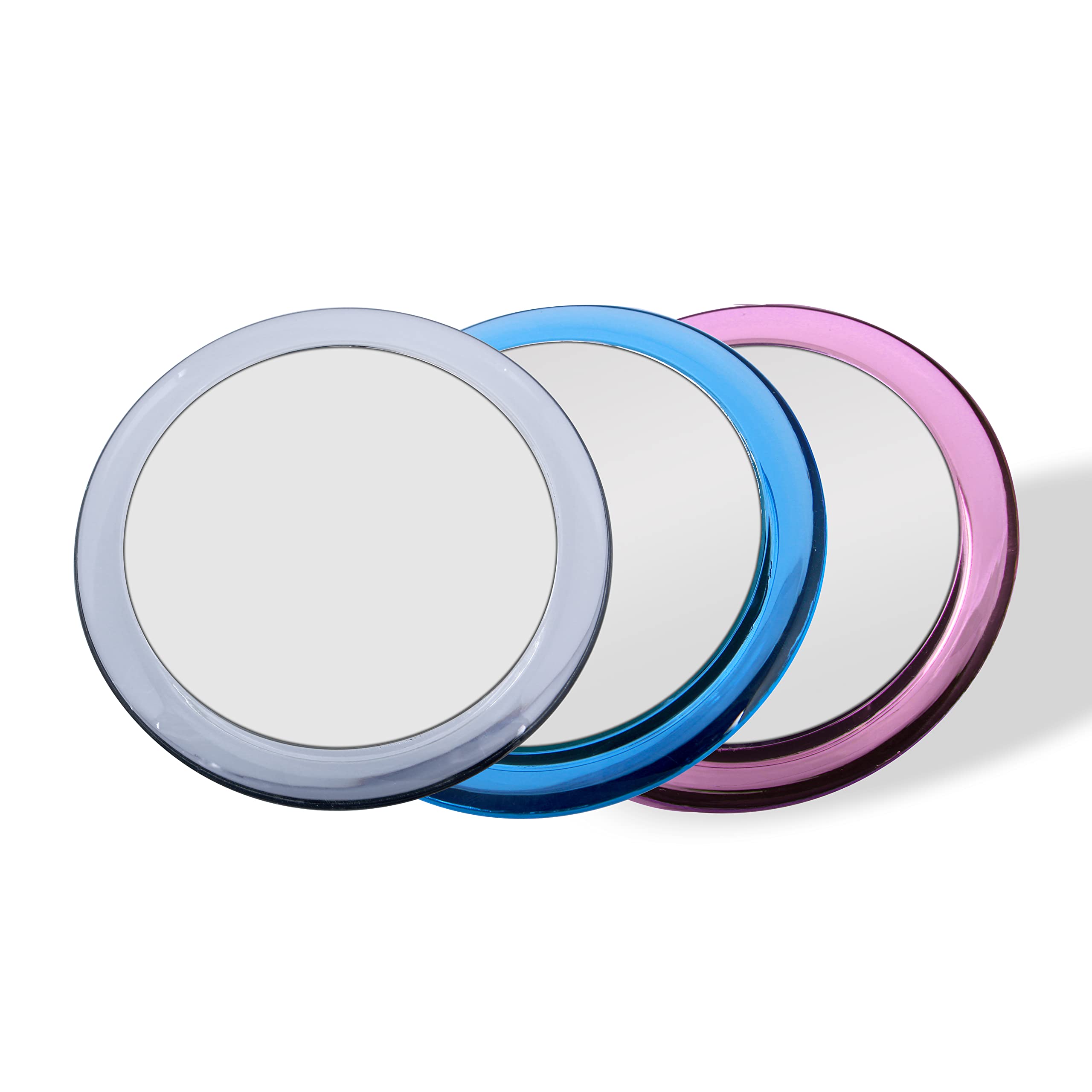 Zadro 5X Two-Sided 4-Inch Acrylic Compact Mirror  Clear & Portable