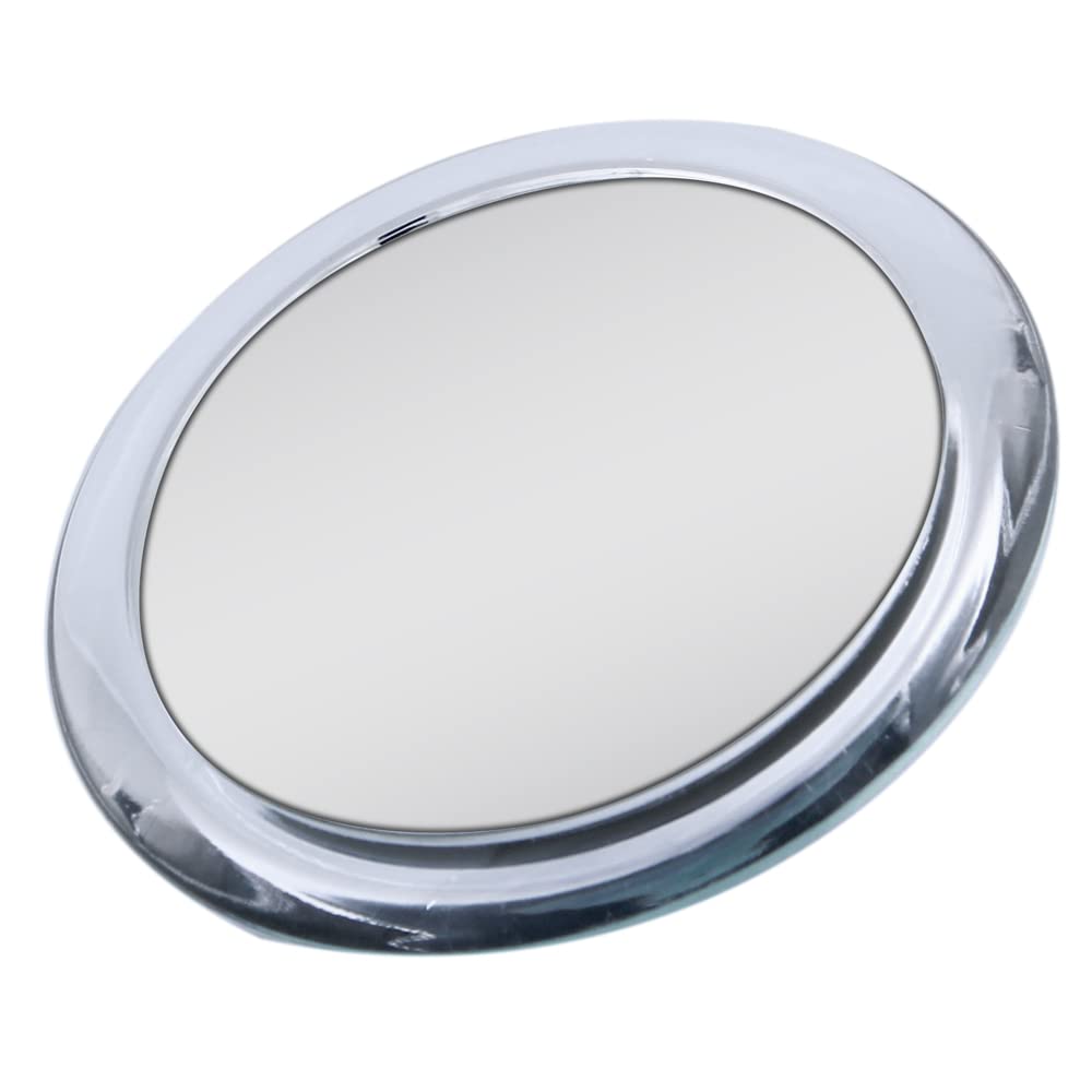 Zadro 5X Two-Sided 4-Inch Acrylic Compact Mirror  Clear & Portable