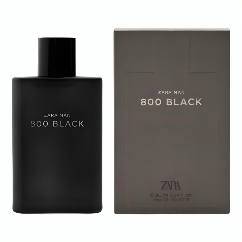 ZARA MAN 800 BLACK EDT for Men – 90 ml Woody Citrus Cologne