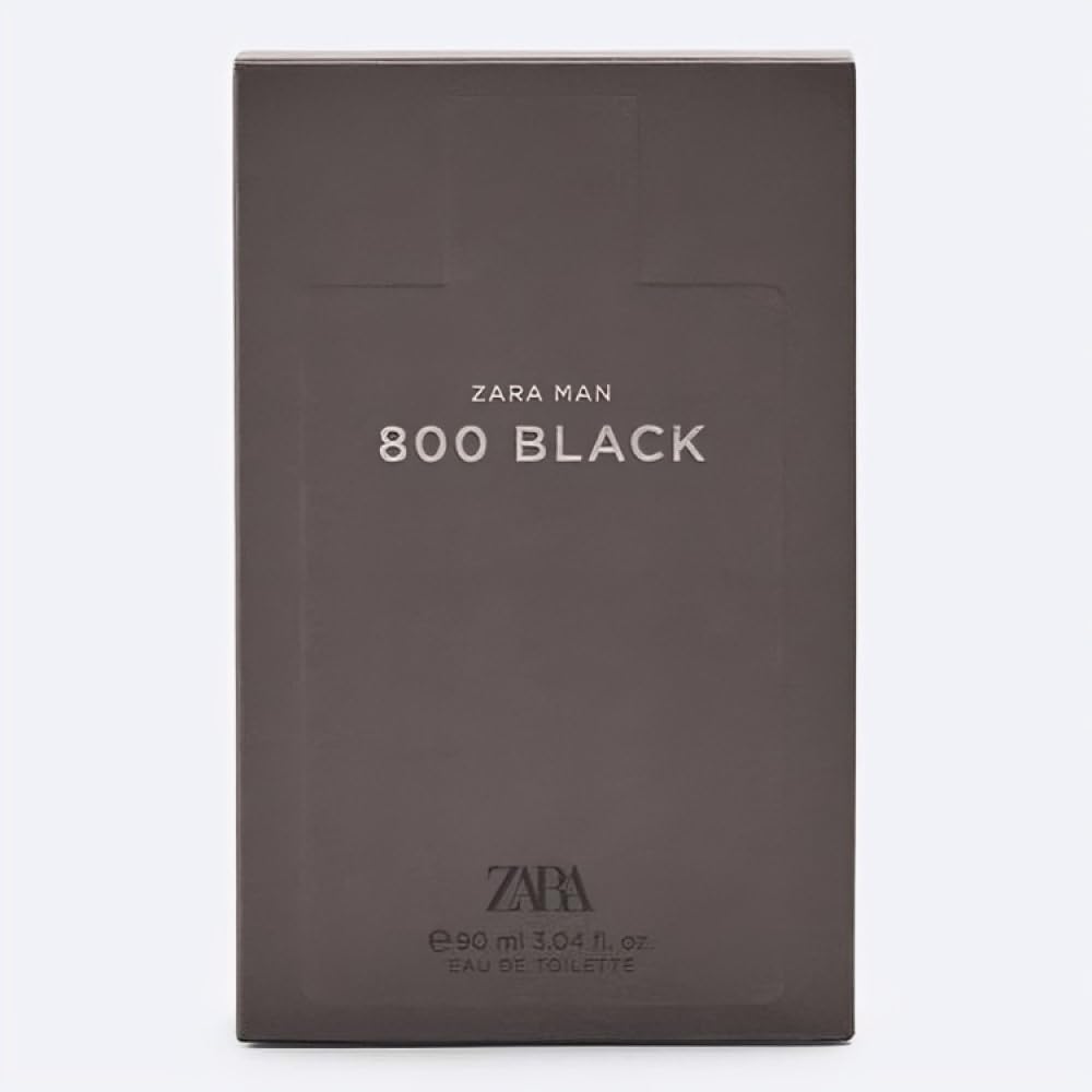 ZARA MAN 800 BLACK EDT for Men – 90 ml Woody Citrus Cologne
