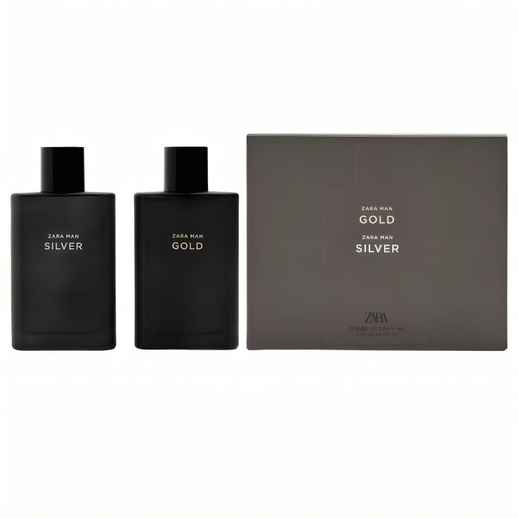 Zara Man Gold & Silver EDT Duo – 2x90ml for Men