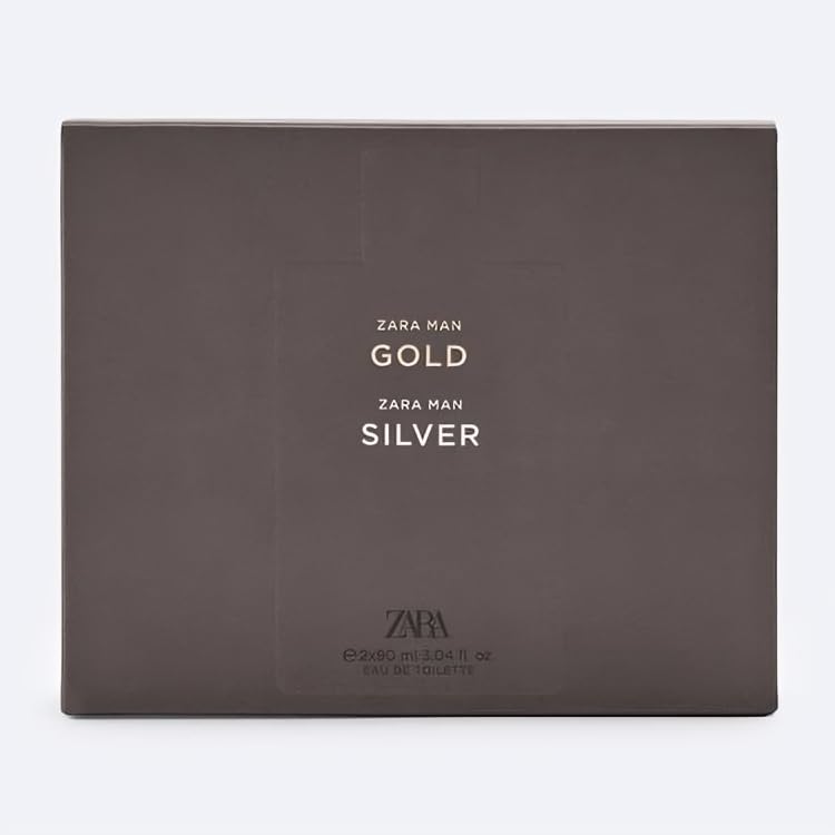 Zara Man Gold & Silver EDT Duo – 2x90ml for Men