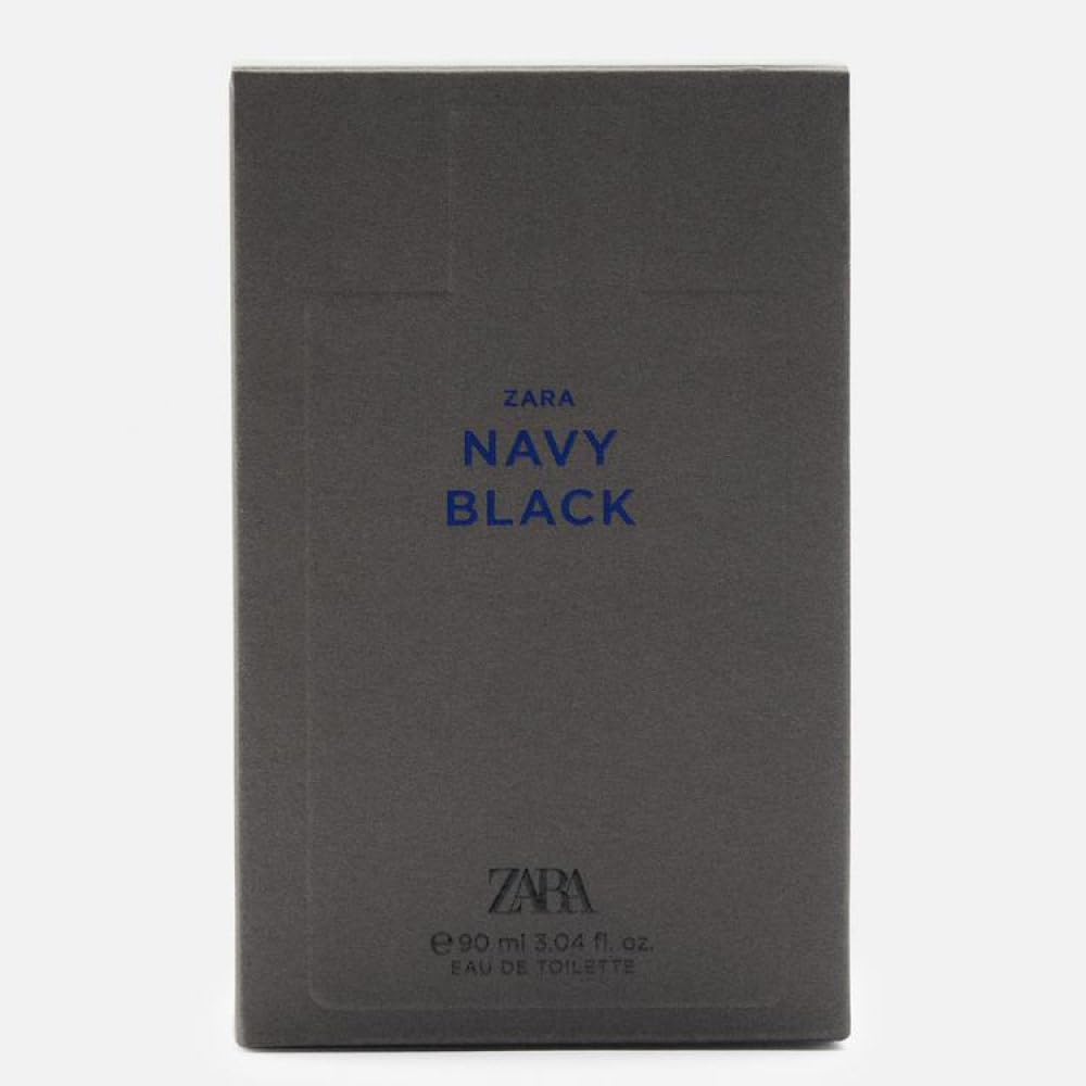 Zara Navy Black EDT 90 ml – Woody Aromatic Cologne for Men