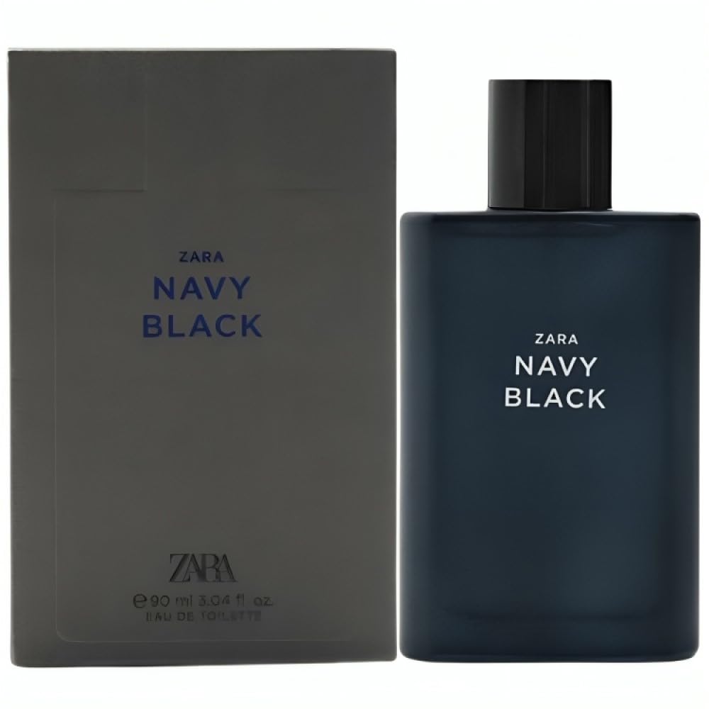 Zara Navy Black EDT 90 ml – Woody Aromatic Cologne for Men