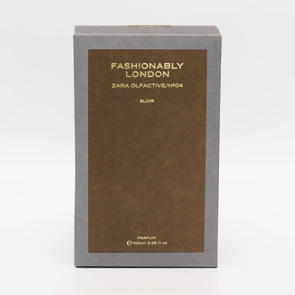 Zara Olfactive Nº04 Fashionably London Elixir Parfum for Men – Peony & Red Musk, Intense Floral Scent (100 ml)