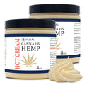 Zatural Hemp Hot Cream with Essential Oil Blend – Aloe, Hemp, and More (8oz 2-Pack)