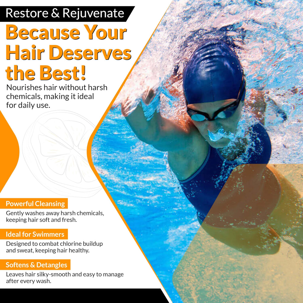 Zealios Swim & Sport Conditioner 32oz | Sulfate-Free Hydration for Swimmers & Athletes
