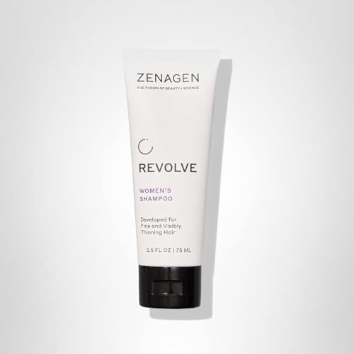 ZENAGEN Revolve Women's Thickening Shampoo – Fuller, Healthier-Looking Hair (5-Minute Treatment) 75 mL